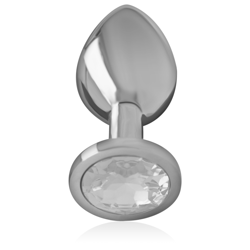 Plug anal cristal argent Taille M